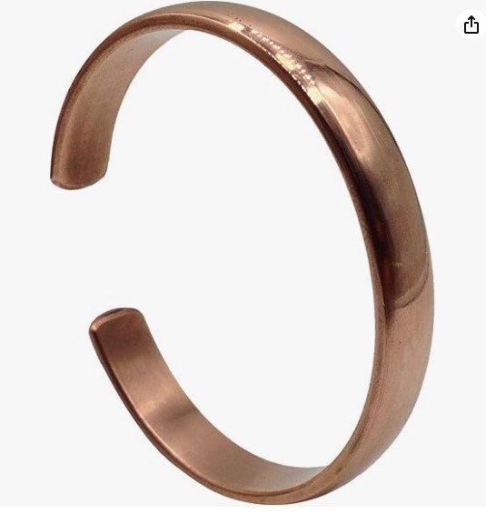 Healing Lama Hand-Forged 100% Pure Copper Bracelet | Solid High-Gauge Copper | Anti-Inflammatory, Circulation & Grounding Wellness Jewelry