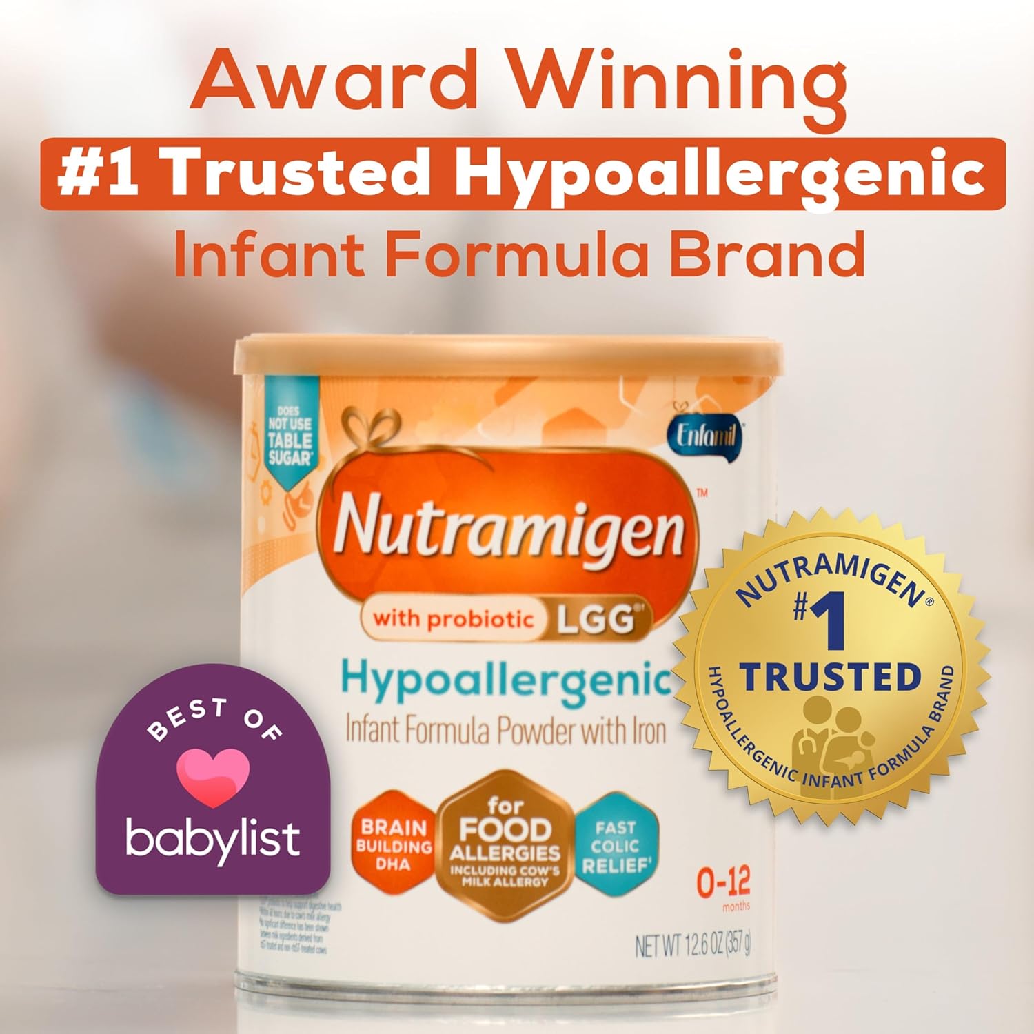 Enfamil Nutramigen Hypoallergenic Baby Formula with Iron Enfamil Nutramigen Hypoallergenic Baby Formula with Iron