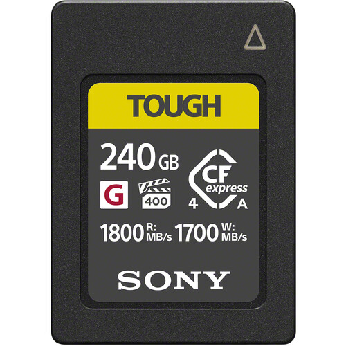 Sony 240GB CFexpress 4.0 Type A TOUGH Memory Card Sony 240GB CFexpress 4.0 Type A TOUGH Memory Card