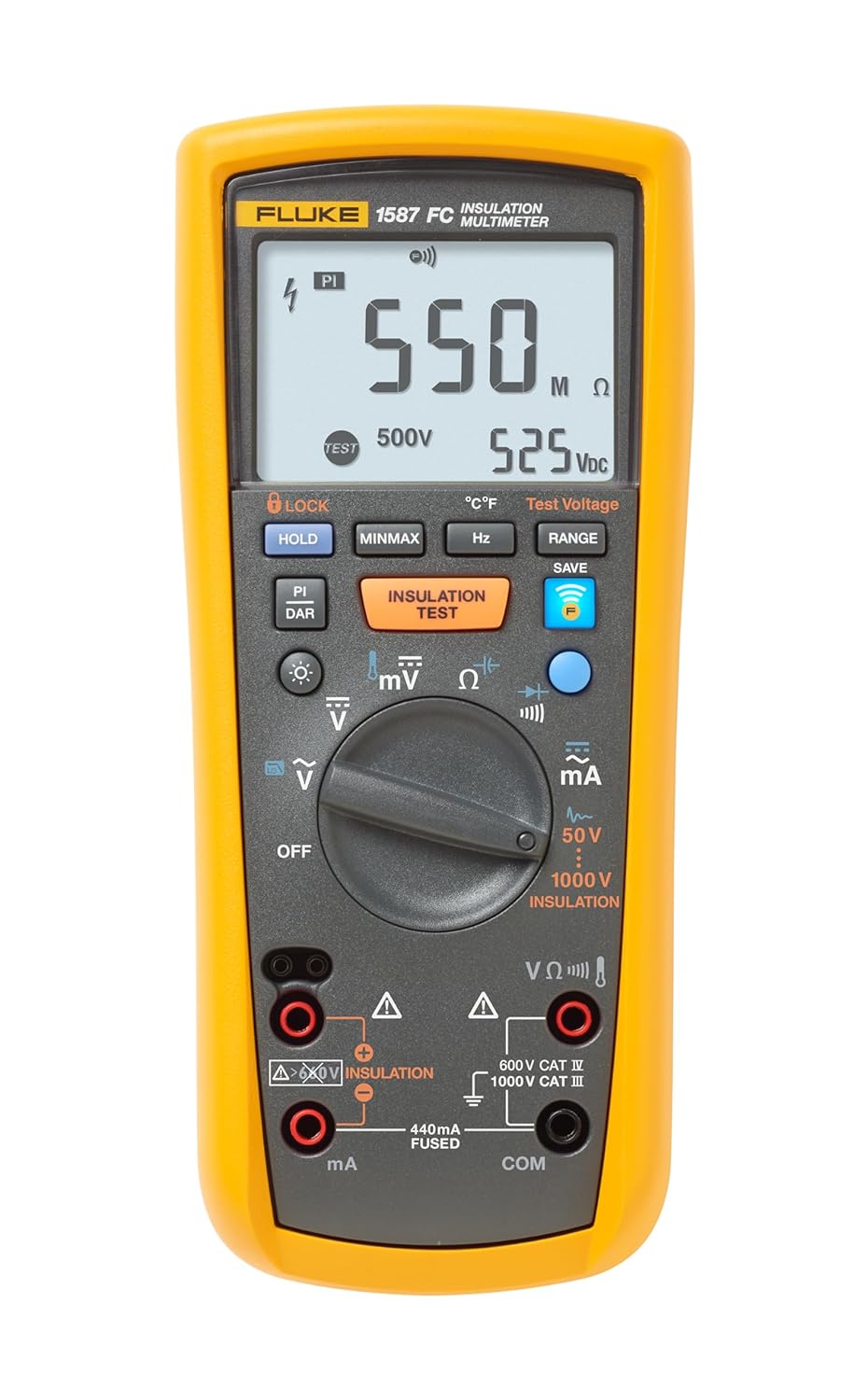 Fluke 1587 FC 2-in-1 Insulation Multimeter 1000V True RMS | PI/DAR Testing | Fluke Connect Compatible | Imported on Order | Delivery 7-15 Days Across Kenya
