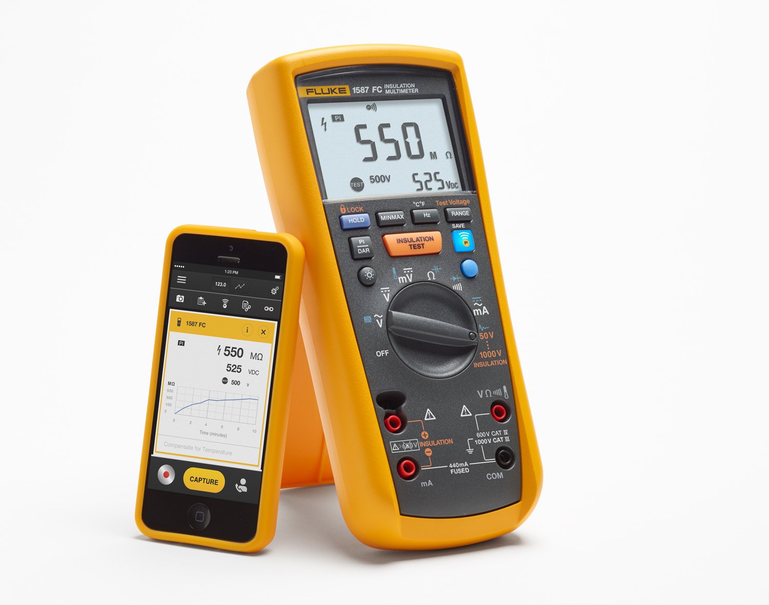 Fluke 1587 FC 2-in-1 Insulation Multimeter 1000V True RMS | PI/DAR Testing | Fluke Connect Compatible | Imported on Order | Delivery 7-15 Days Across Kenya
