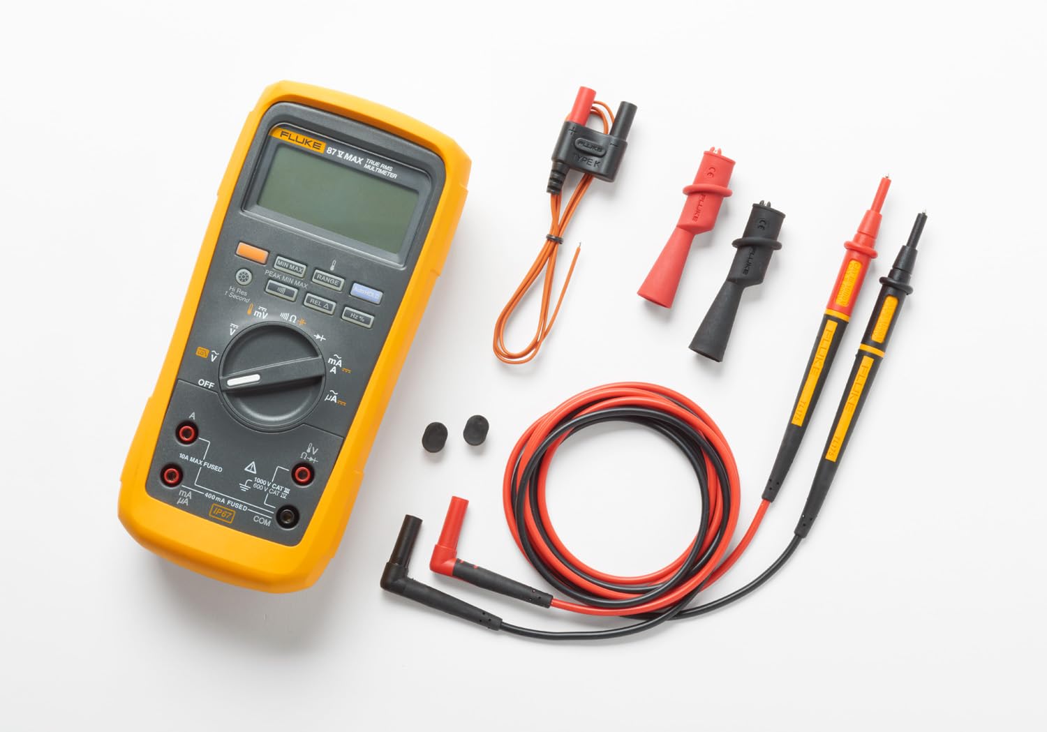Fluke 87V Industrial Digital Multimeter True RMS | 1000V AC/DC | Peak Min/Max | Low Pass Filter for VFDs | Includes TL75 Leads, AC175 Alligator Clips & 80BK Temperature Probe | Imported on Order | Delivery 7-15 Days Across Kenya Fluke 87V Industrial Digital Multimeter True RMS | 1000V AC/DC | Peak Min/Max | Low Pass Filter for VFDs | Includes TL75 Leads, AC175 Alligator Clips & 80BK Temperature Probe | Imported on Order | Delivery 7-15 Days Across Kenya