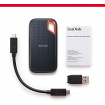 SanDisk 1TB Extreme Portable SSD - Up to 1050MB/s - USB-C, USB 3.2 Gen 2 - External Solid State Drive - SDSSDE61-1T00-G25 SanDisk 1TB Extreme Portable SSD - Up to 1050MB/s - USB-C, USB 3.2 Gen 2 - External Solid State Drive - SDSSDE61-1T00-G25