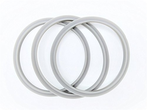 Nutribullet Set of 3 Gaskets with Lip, Fits Nutribullet Blenders