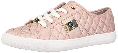 G by GUESS Backer2 Women's Lace-Up Sneakers Shoes (5, Dark Pink)