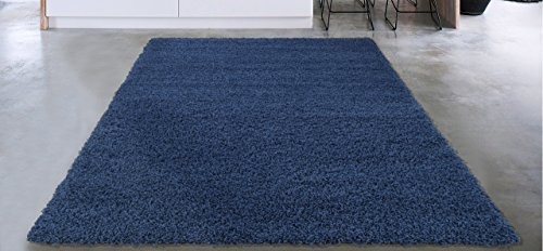 Sweet Home Stores COZY2866-5X7 Area Rug, 5'3" x 7', Navy Blue