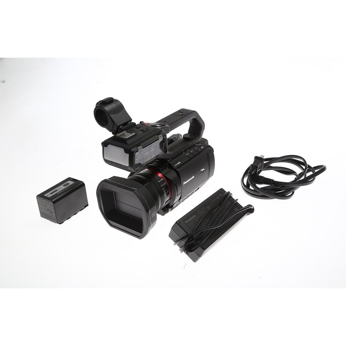 Used Panasonic HC-X2000 4K Professional Camcorder with Handle Unit(1170 Hours) E- 