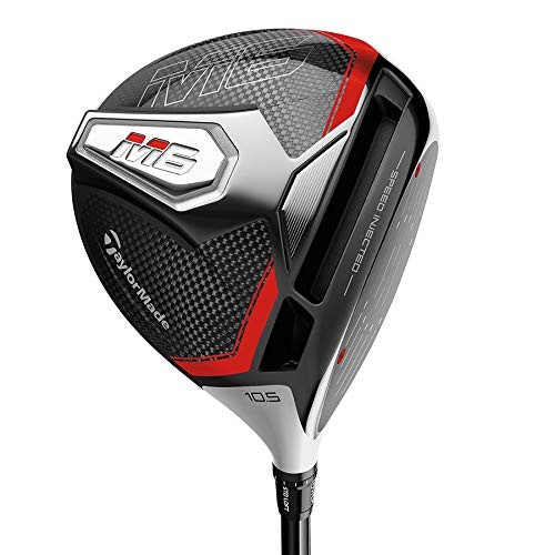 TaylorMade Golf M6 Driver, 9.0 Loft, Left Hand, Stiff Flex Shaft: Fujikura Atmos Orange