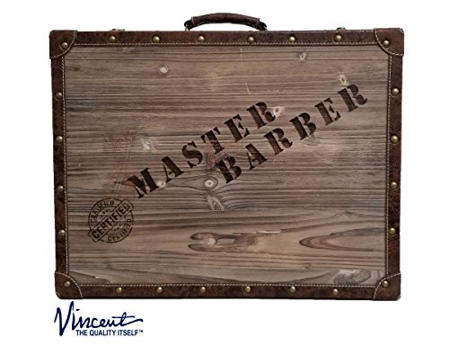 Vincent Master Case Travel Stylist Barber Case Nostalgic Series (Wood)