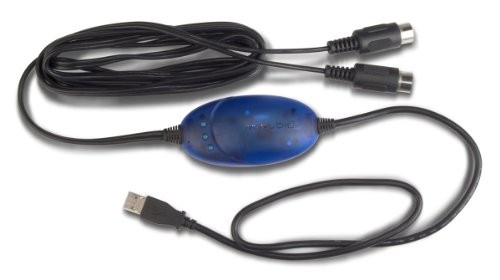 M-Audio USB Midisport Uno | Portable 1-in/1-out MIDI Interface via USB connection (16 x 16 MIDI channels)