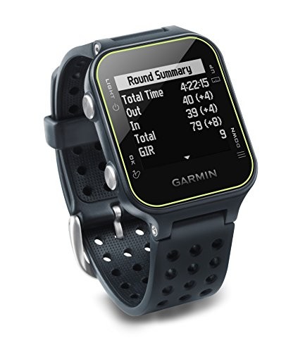 Garmin Approach S20, GPS Golf Watch with Step Tracking, Preloaded Courses, Slate