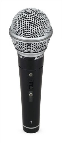 Samson R21S Dynamic Microphone with XLR to 1/4" Mic Cable and Mic Clip