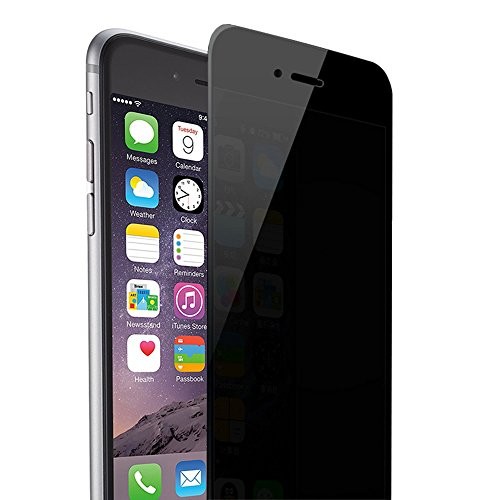 Skylarking iPhone 6plus 6S Plus Privacy Anti Spy Anti-Glare Ballistic Tempered Glass HD 2.5D Curve Edge Full Screen Protector 9H Hardness Anti-Scratch, Anti-Fingerprint, (iphone 6plus 6s plus)