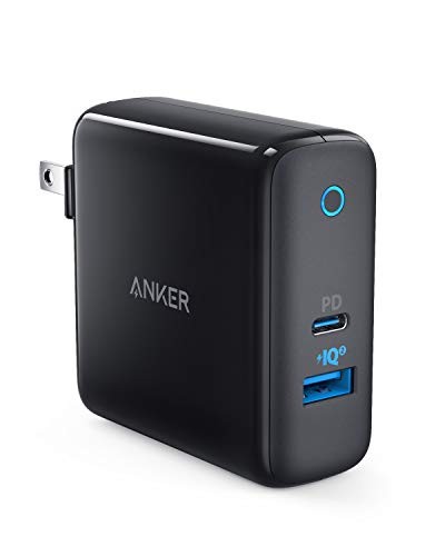 USB C Charger, Anker PowerPort II UL Certified 49.5W Wall Charger with Foldable Plug, One 30W Power Delivery Port for MacBook Air/iPad Pro 2018, iPhone XS/Max/XR/X/8/+, PowerIQ 2.0 for S10/S9 and More