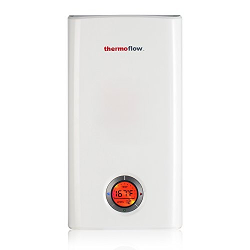 Thermoflow Elex 24 Electric Tankless Water Heater,24kW at 240 Volts, Instant Hot Water Heater with Self-Modulating Temperature Technology for Whole House