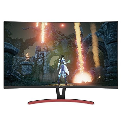 Acer ED323QUR Abidpx 31.5 Inches WQHD (2560 x 1440) Curved 1800R VA Gaming Monitor with AMD Radeon FREESYNC Technology - 4ms; 144Hz Refresh Rate; Display Port, HDMI Port & DVI Port