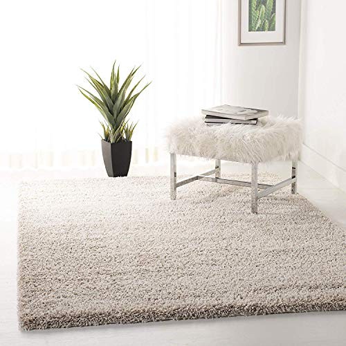 Safavieh California Premium Shag Collection SG151-1313 Beige Area Rug (4' x 6')