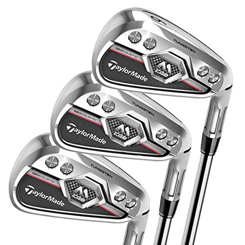 TaylorMade Golf MCGB Men's Iron Set (Set of 8 total clubs: Steel Regular Flex 5-PW AW SW Iron Set, Right Hand)