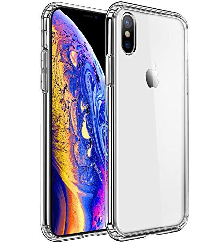 MKEKE Compatible with iPhone Xs Case,iPhone X Case,Clear Anti-Scratch Shock Absorption Cover Case iPhone Xs/X