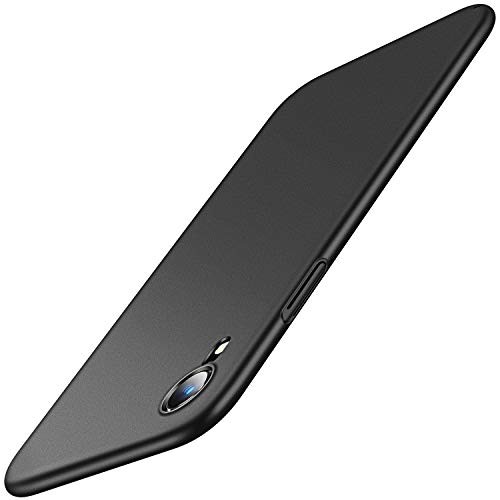 TORRAS Slim Fit iPhone XR Case, Ultra-Thin Hard Plastic Full Protective Cover with Matte Finish Grip Phone Case for iPhone XR 6.1" (2018), Space Black