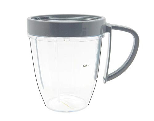 Nutribullet 18 Ounce Cup With Handled Lip Ring Original Replacement Accessories Blender Parts