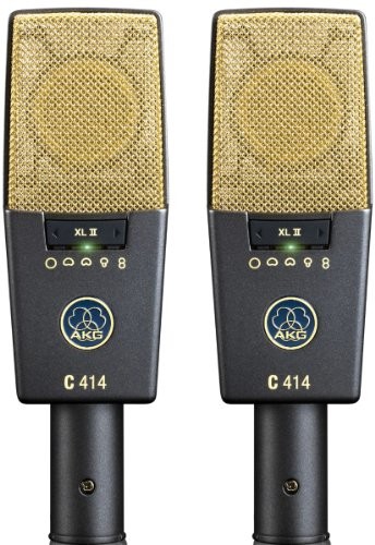 AKG Pro Audio C414 XLII Stereoset Vocal Condenser Microphone, Multipattern