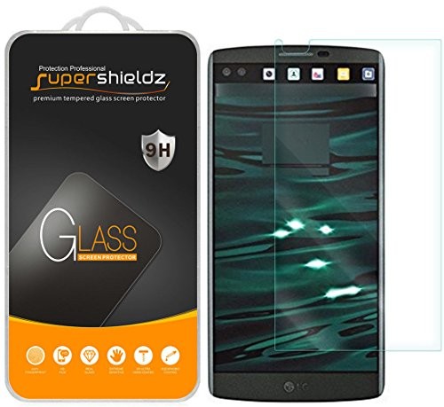 Supershieldz [2-Pack] for LG V10 Tempered Glass Screen Protector, Anti-Scratch, Bubble Free, Lifetime Replacement