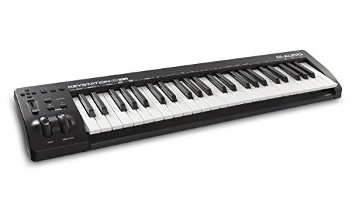 M-Audio Keystation 49 MK3 | Compact Semi-Weighted 49-Key USB-Powered MIDI Keyboard Controller