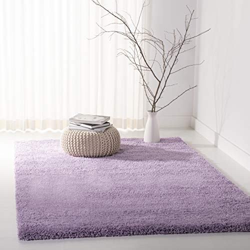 Safavieh California Premium Shag Collection SG151-7272 Lilac Area Rug (4' x 6')