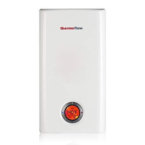 Thermoflow Elex 15 Tankless Water Heater Electric, 15kW at 240 Volts Instant Hot Water Heater with Self-Modulating Temperature Technology