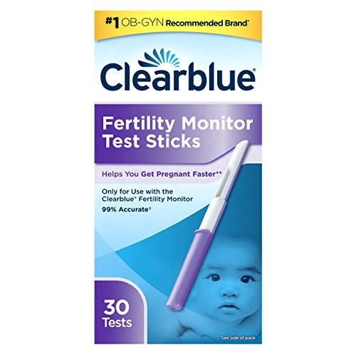 Clearblue Fertility Monitor Test Sticks, 30 Fertility Tests