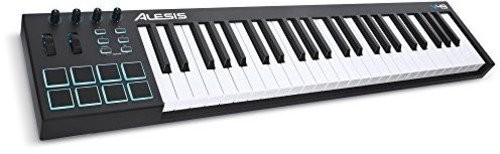 Alesis V49 | 49-Key USB MIDI Keyboard & Drum Pad Controller (8 Pads / 4 Knobs / 4 Buttons)