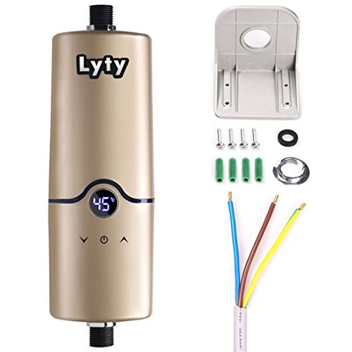 Mini Instant Tankless Water Heater Electric - Hot Water Heater for Shower Under Sink 220V 240V 5.5KW 4 Power Levels Water Heater for Kitchen Bathroom