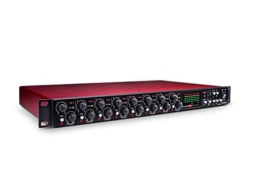 Focusrite Scarlett OctoPre Dynamic 8-Channel Mic Pre Expansion with Analog Compression, 8 In/8 Out