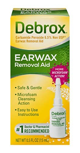 Debrox Earwax Removal Aid Drops | Safely and Gently Cleanses Ear | 0.5 FL OZ