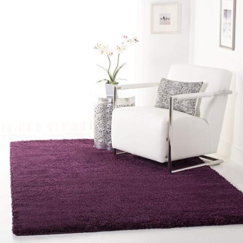 Safavieh California Premium Shag Collection SG151-7373 Purple Area Rug (4' x 6')