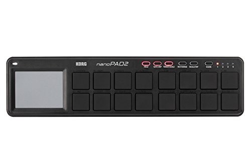 Korg nanoPAD2 Slim-Line USB MIDI Pads - Black