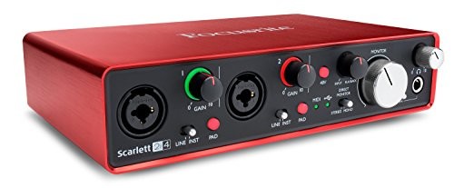 Focusrite Scarlett 2i4 (2nd Gen) USB Audio Interface with Pro Tools | First