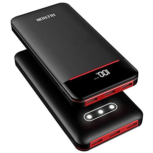 Power Bank 25000mAh Portable Charger Battery Pack with Three Outputs&Dual Inputs Huge Capacity Backup Battery Compatible Smartphone,Tablet and More