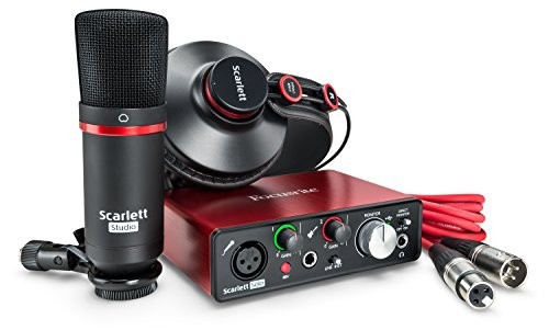 Focusrite Scarlett Solo Studio (2nd Gen) USB Audio Interface and Recording Bundle with Pro Tools | First