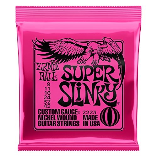 Ernie Ball Super Slinky Nickel Wound Set, .009 - .042