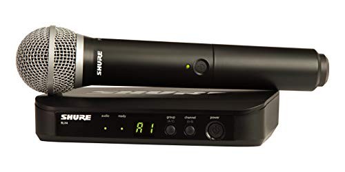 Shure BLX24/PG58 Handheld Wireless System with PG58 Vocal Microphone, H9