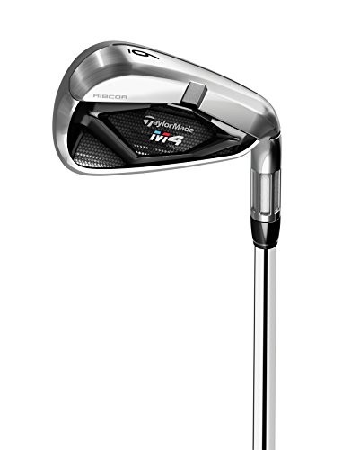 TaylorMade M4 Irons Set (Set of 7 total clubs: 4-PW, AW, Steel Shaft, Right Hand, Stiff Flex)