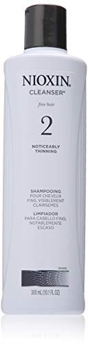 Nioxin Cleanser Shampoo System 2 for Fine Hair with Progressed Thinning, 10.1 Ounce