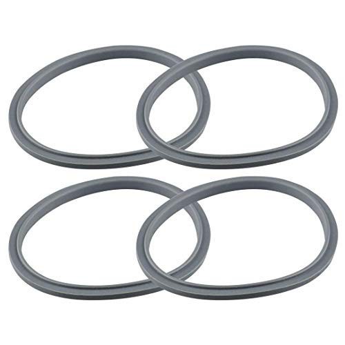 Nutribullet Set of 4 Gaskets with Lip, Fits Nutribullet Blenders