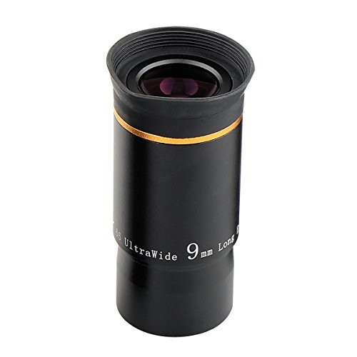 SVBONY Telescope Eyepiece Fully Mutil Coated 1.25 inches Telescope Accessories Set 66 Degree Ultra Wide Angle HD 9mm for Astronomy Telescope