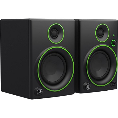 Mackie Studio Monitor, Black w/green trim, 4-inch (CR4BT)