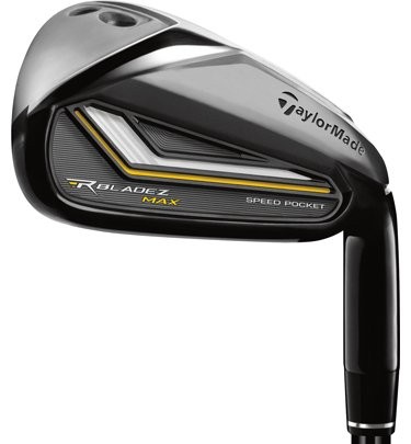 TaylorMade Men's Rocketbladez Max Individual Iron, Left Hand, Graphite, Stiff, 49 Degree, Gap Wedge