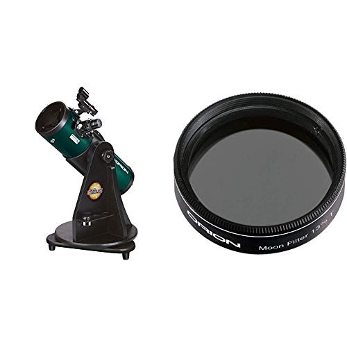 Orion 10015 StarBlast 4.5 Astro Reflector Telescope (Teal) &  05662 1.25-Inch 13 Percent Transmission Moon Filter (Black)