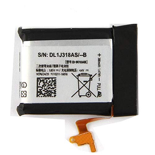 Tesurty Replacement Battery for S3 Frontier SM-R760, S3 Classic R770, R760, R770, BR760, R765 EB-BR760A [3.85V 380mAh] GH43-04699A